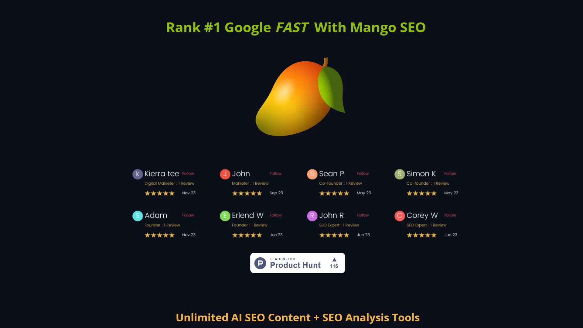 MangoSEO - AI-powered SEO automation tool